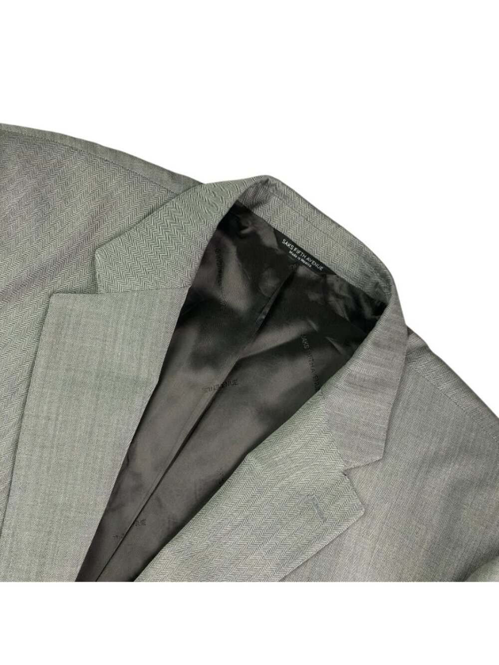 Ermenegildo Zegna Men's Traveller Wool 2-Button Blazer Gray Herringbone • 48 R